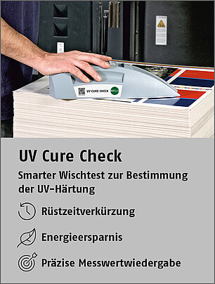 UV-Härtungs-Prüfgerät UV CURE CHECK UV-Härtungs-Prüfgerät UV CURE CHECK