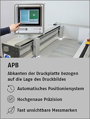 Automatische Druckplattenbiege APB Automatische Druckplattenbiege APB