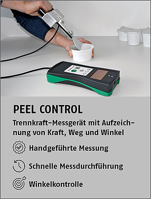 Trennkraft-Messgerät PEEL CONTROL Trennkraft-Messgerät PEEL CONTROL