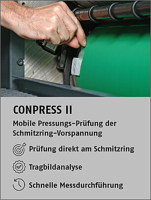 Pressung-Prüfgerät CONPRESS II Pressung-Prüfgerät CONPRESS II